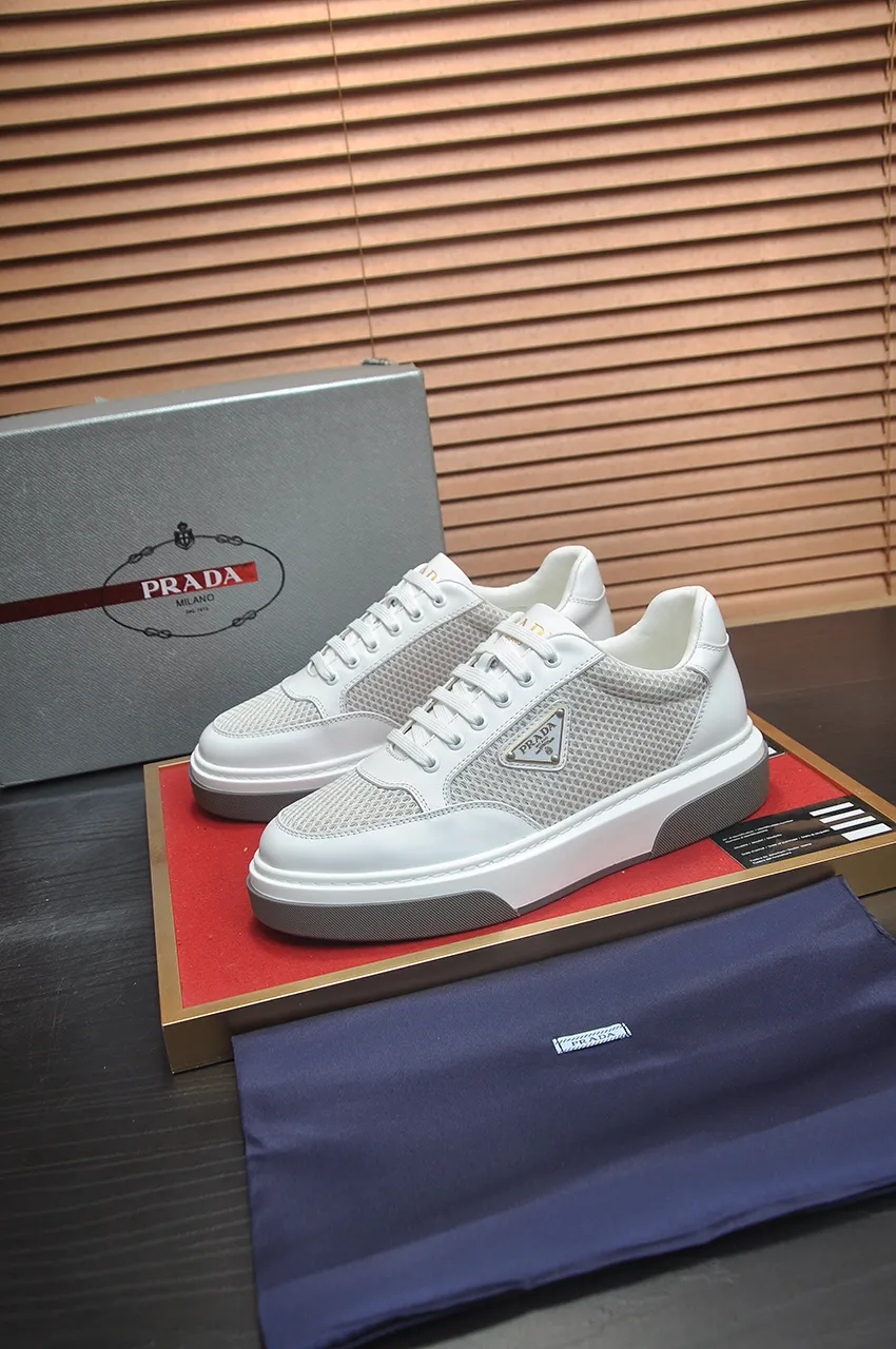 Men's shoes 💰580💶【PRADA】Top original, new season, high quality original goods, top imported calfskin with original imported glue, imported cowhide inside with original cowhide feet, original outsole! Quality guaranteed! Code 38-45 (45 customized)